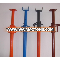 Thickness 2.5mm adjustable Construction Support System Steel Shoring steel props For Sale